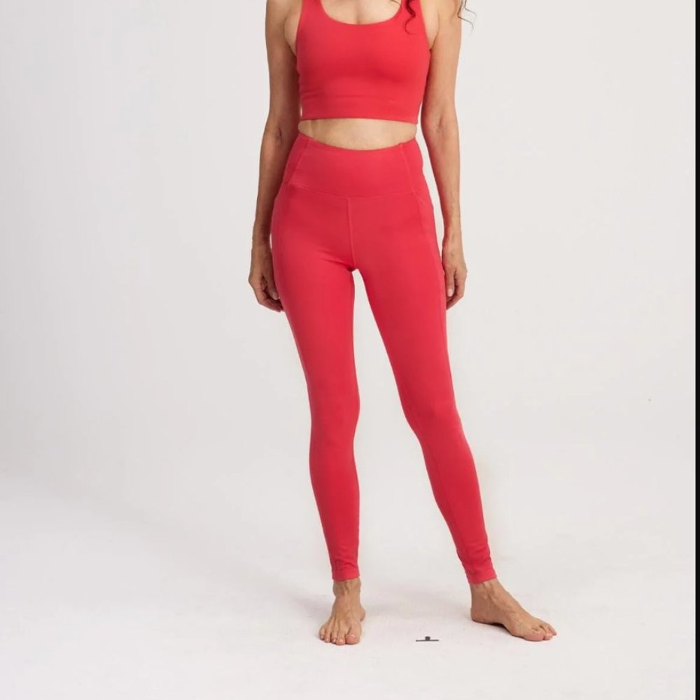 COPY - Girlfriend Collective Geranium Compressive High-Rise Legging